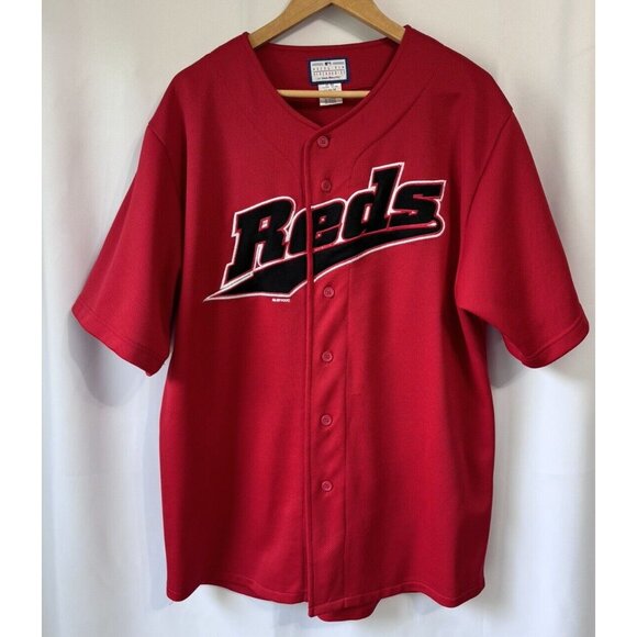 Vintage Cincinnati Reds Jersey Adult Size Medium MLB Stitched Embroidered Logo - Picture 3 of 11